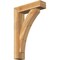Ekena Millwork Thorton Block Rough Sawn Bracket w/ Offset Brace, Western Red Cedar, 6"W x 22"D x 34"H BKT0604X22X34THR05RWR - alternate 1
